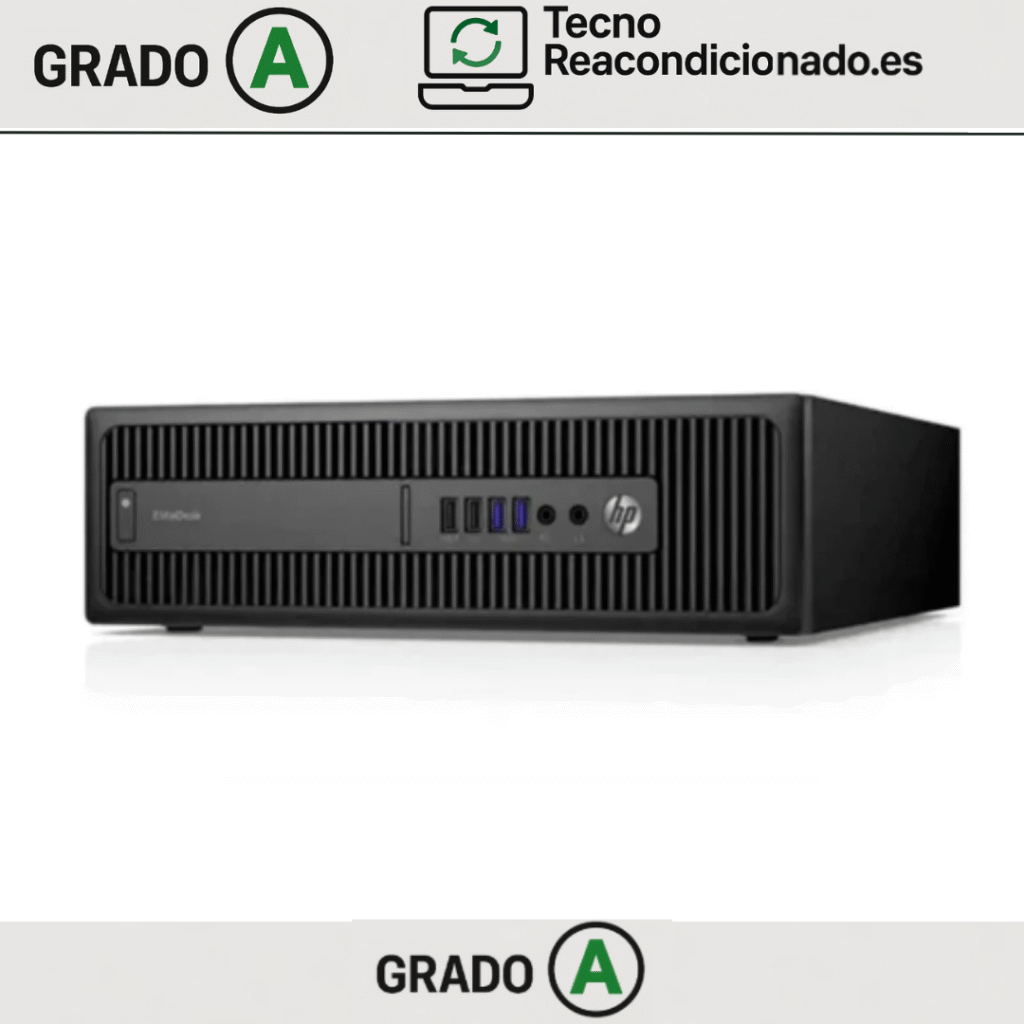 HP EliteDesk 800 G1 SFF reacondicionado Intel i5 8GB RAM 256GB SSD