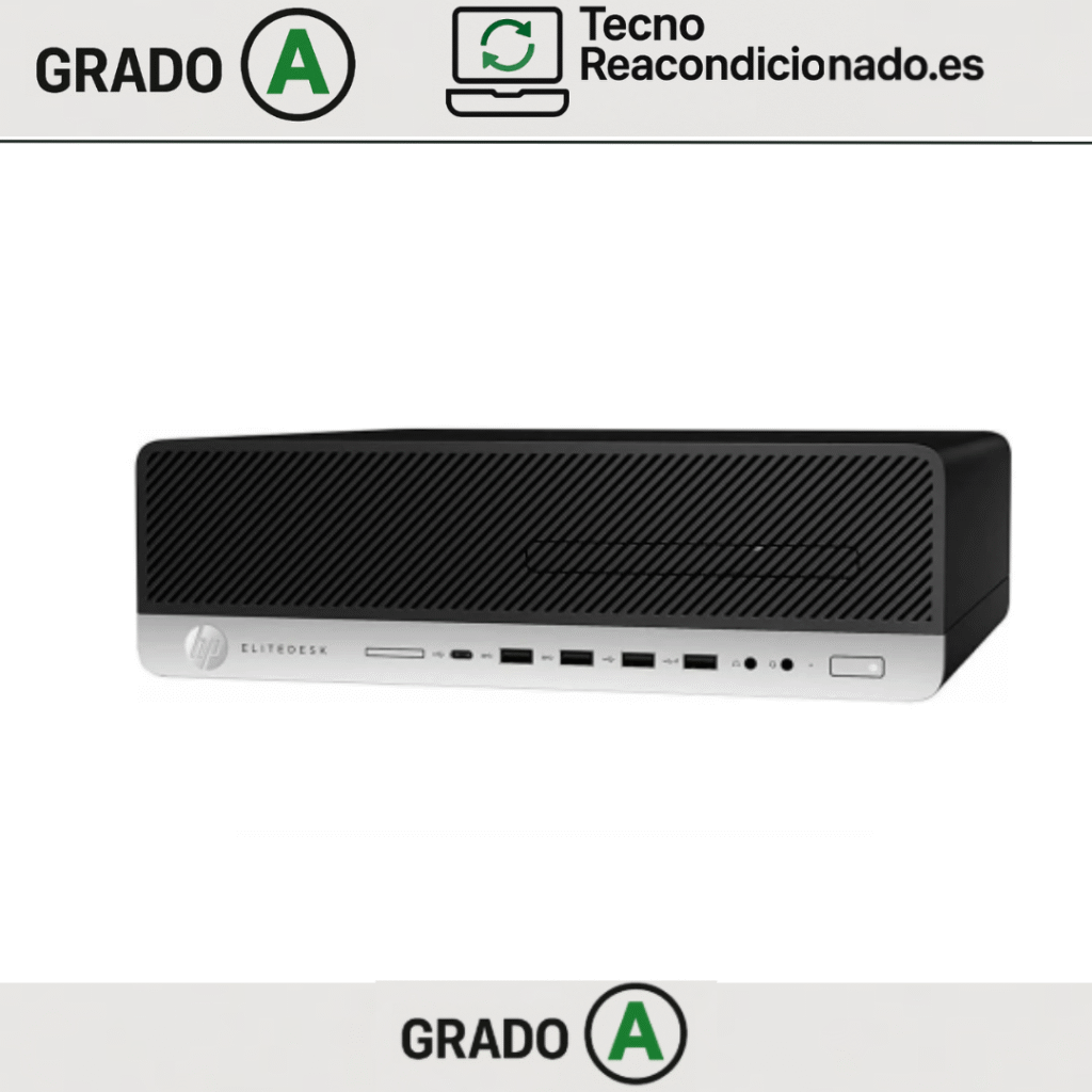 HP EliteDesk 800 G3 SFF reacondicionado Intel i7 8GB RAM 256GB SSD