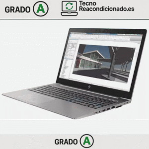HP ZBook 15u G6 reacondicionado con Intel Core i7, 32GB RAM, SSD 512GB y pantalla 15.6 pulgadas Full HD