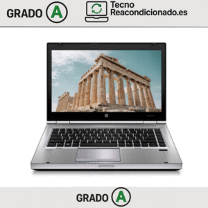 Ordenador portátil barato HP EliteBook 8470p reacondicionado Grado A con Intel Core i5, 8GB RAM, 256GB SSD y pantalla 14 pulgadas Full HD