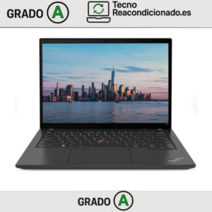 Ordenador portátil barato Lenovo ThinkPad T14 G1 reacondicionado Grado A con Ryzen 5 Pro, 16GB RAM, 512GB SSD y pantalla 14 pulgadas Full HD
