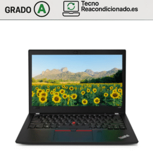 Ordenador portátil barato Lenovo ThinkPad X280 reacondicionado Grado A con Intel Core i5, 8GB RAM, 256GB SSD y pantalla 12.5 pulgadas Full HD